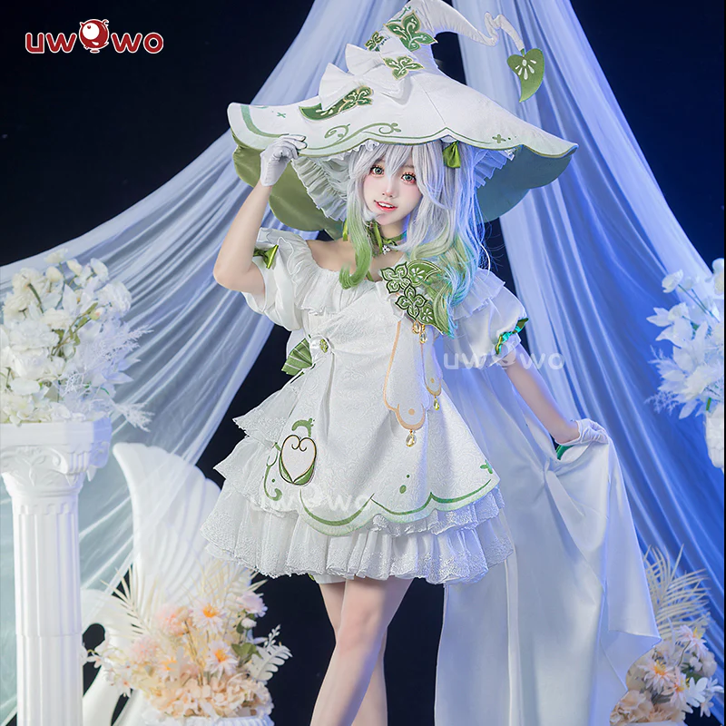 【Clearance Sale】[Last Batch]【In Stock】Exclusive Uwowo Genshin Impact Fanart Nahida Little Witch Halloween Cosplay Costume - Image 3