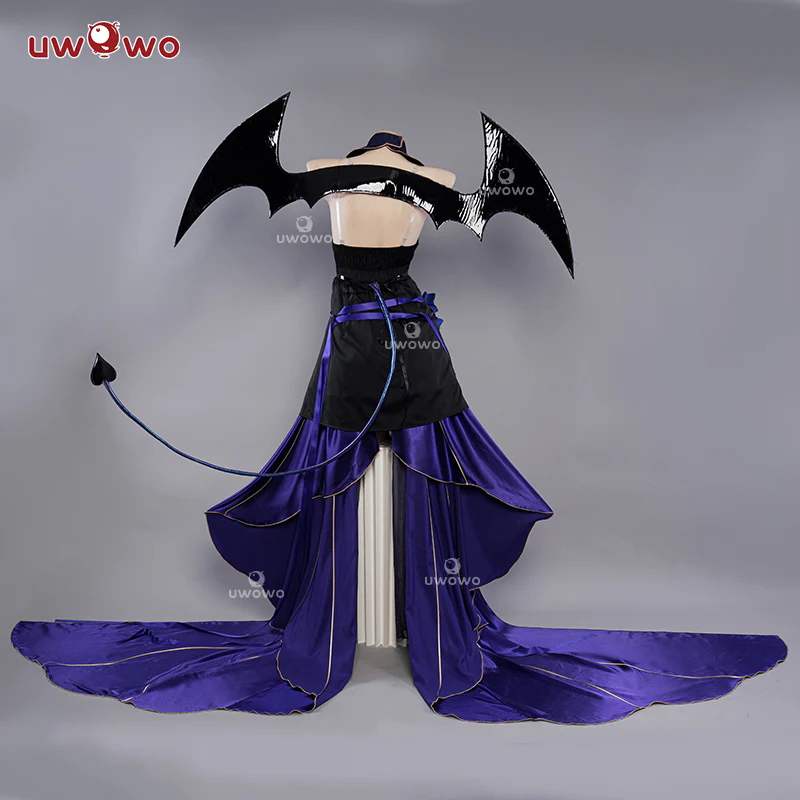 [Last Batch] Exclusive Uwowo Genshin Impact Fanart Raiden Shogun Devil Succubus Gown Halloween Cosplay Costume - Image 3