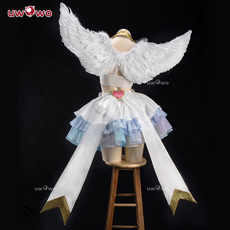 INSTOCK Uwowo Anime New Panty & Stocking with Garterbelt Panty Angel Cosplay Costume S-3XL - Image 3