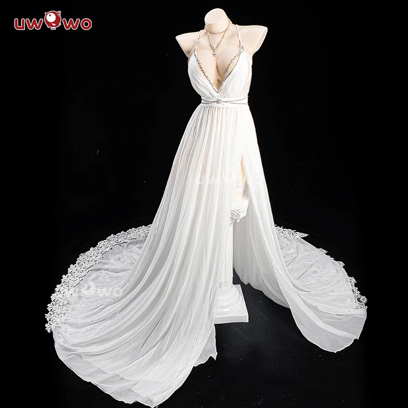 INSTOCK Uwowo Azur Lane Taihou Oath Wedding Dress Cosplay Costume - Image 3