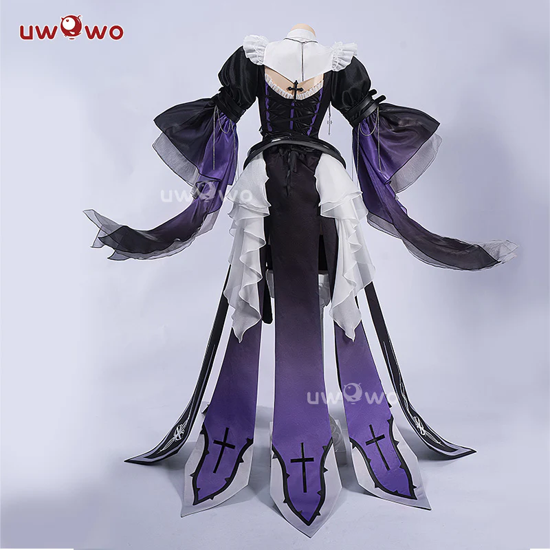 MARCH PRESALE Uwowo Game Honkai Star Rail Fanart Black Swan Nun Cosplay Costume - Image 4