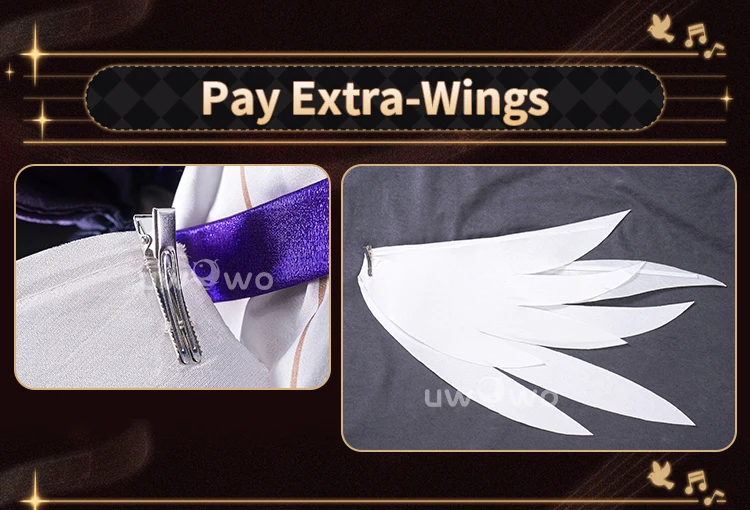 【Clearance Sale】[Last Batch]【In Stock】Uwowo Game Honkai Star Rail Fanart Robin Idol Performance Cosplay Costume - Image 8