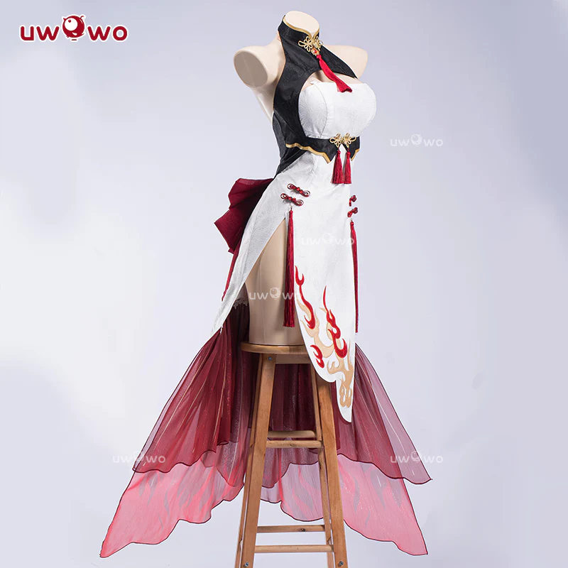 S-3XL INSTOCK Uwowo Game Wuthering Waves Changli Chinese Style Fanart Cosplay Costume - Image 4