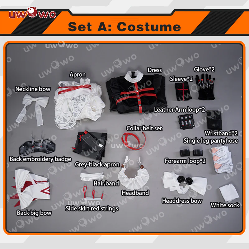 [Special Discount] Uwowo Game Zenless Zone Zero/ZZZ Rina Alexandrina Maid Cosplay Costume - Image 12
