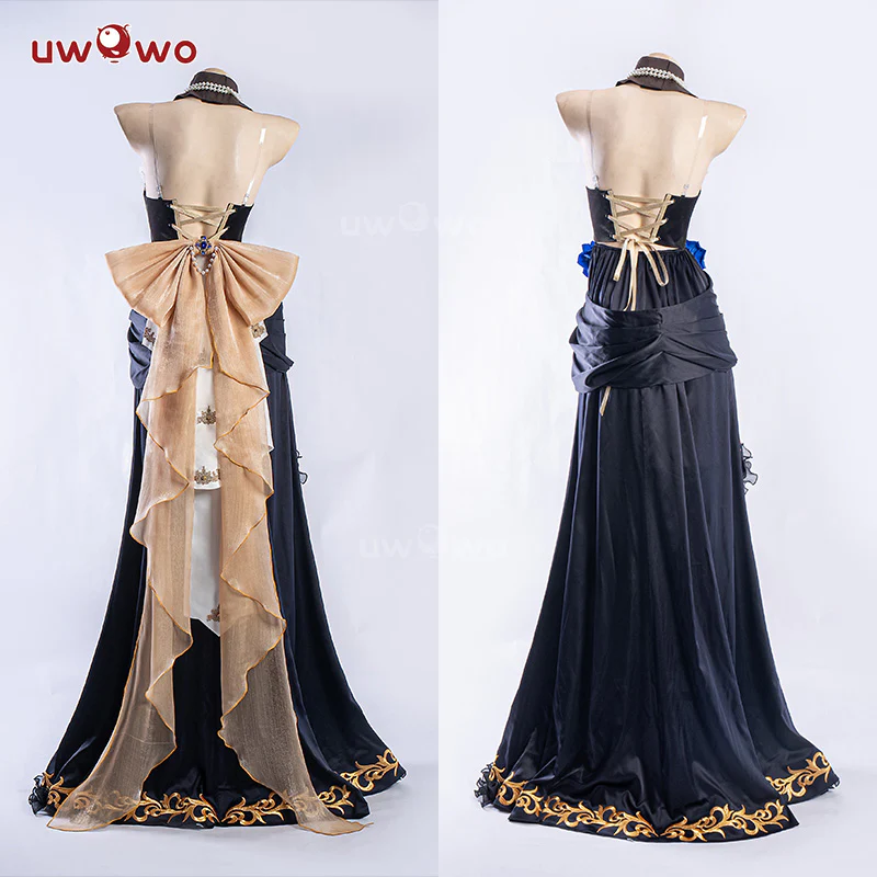 [Last Batch] INSTOCK-Uwowo Genshin Impact Fanart Navia Gown Dress Cosplay Costume - Image 2