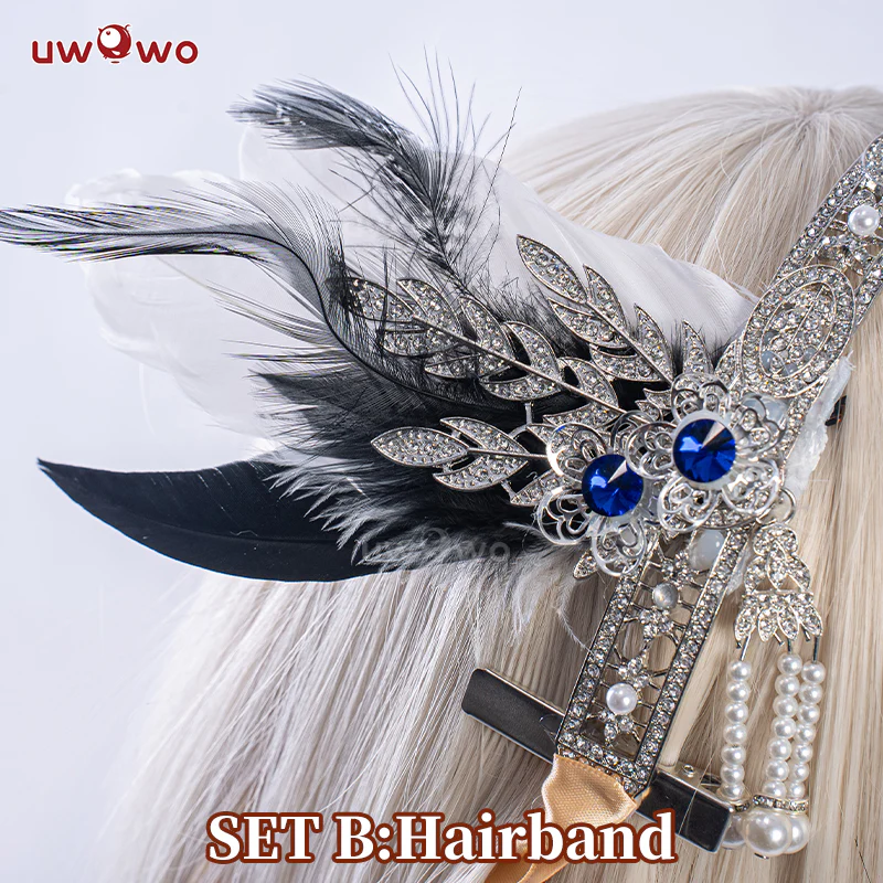 [Last Batch] INSTOCK-Uwowo Genshin Impact Fanart Navia Gown Dress Cosplay Costume - Image 7