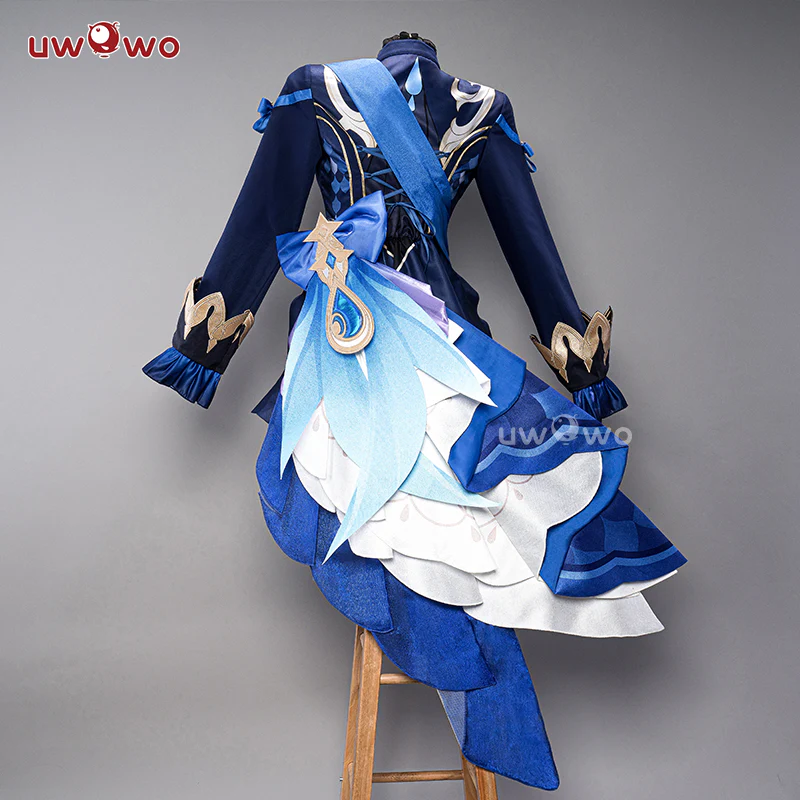 【Special Discount】[Last Batch]【In Stock】Uwowo Genshin Impact Furina Focalors Hydro Archon Fontaine Cospaly Costume - Image 5