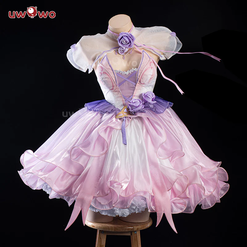 [Last Batch] Uwowo Honkai Impact 3: Elysia Fanart 'Luminous Sands' Dress Cosplay Costume - Image 5