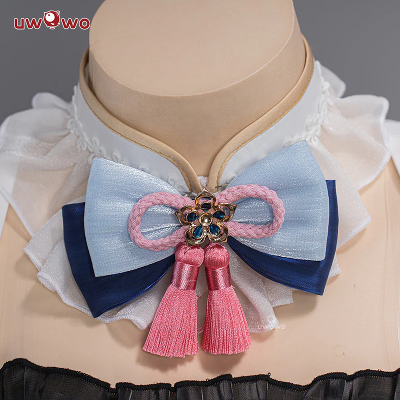 【Clearance】[Last Batch]【In Stock】Uwowo Genshin Impact Fanart Ayaka Maid Dress Cosplay Costume - Image 8