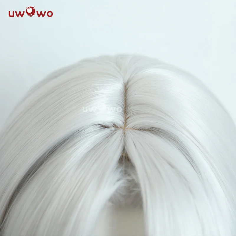 【Pre-sale】Uwowo Collab Series: Game Honkai: Star Rail Feixiao Fei Xiao Cosplay Wig Long Silver Hair - Image 5