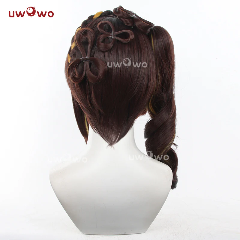 Uwowo Game Genshin Impact Chiori Wig Middle Brown Hair - Image 5