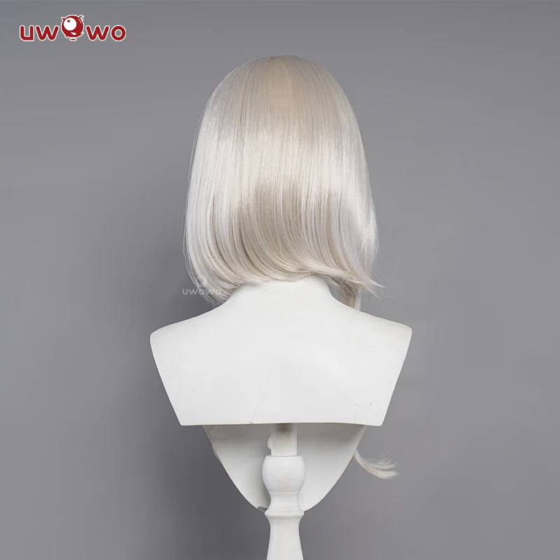 Uwowo Game Genshin Impact Fatui Cosplay Fatui Wig Sandrone wig 35CM Hair 55CM Ponytail - Image 5