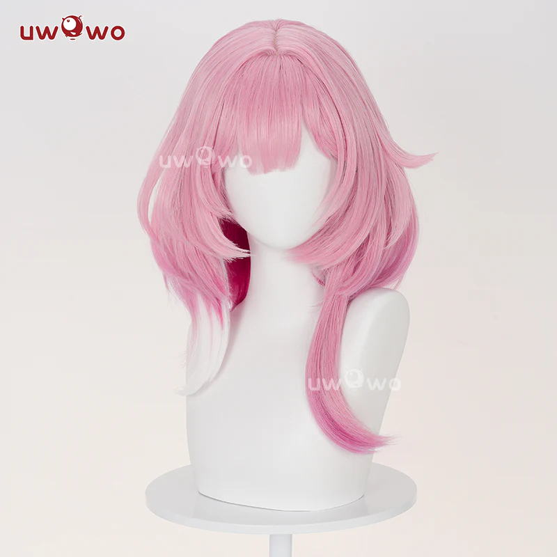 【Pre-sale】UWOWO Game Honkai Star Rail Cyrene Cosplay Wig Short Pink Hair - Image 2