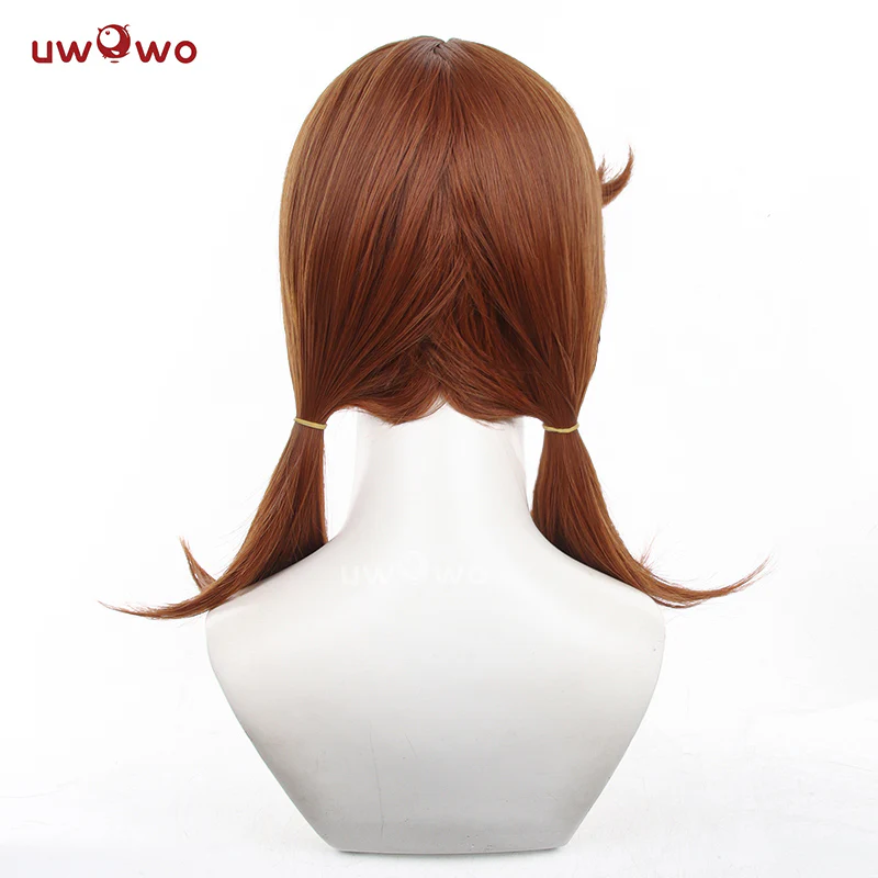 Uwowo Game Identity V CosplayCheerleader Cosplay Wig Short Brown Hair - Image 4