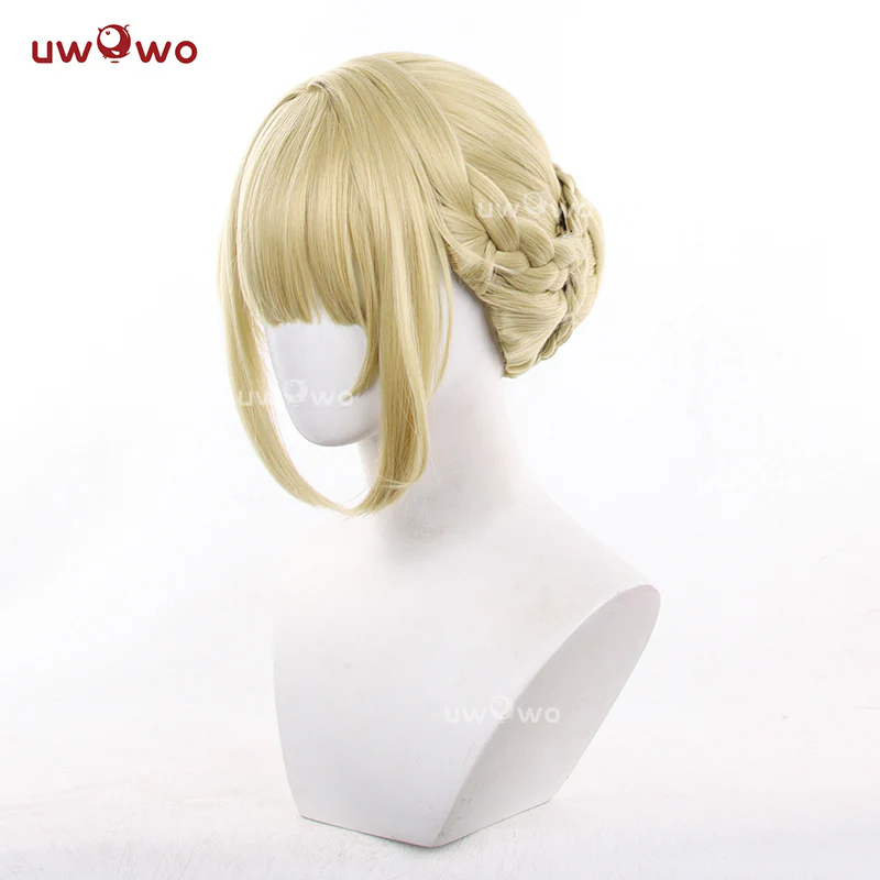 【Pre-sale】Uwowo Game Zenless Zone Zero Evelyn Chevalier Cosplay Wig Long Yellow Hair - Image 3