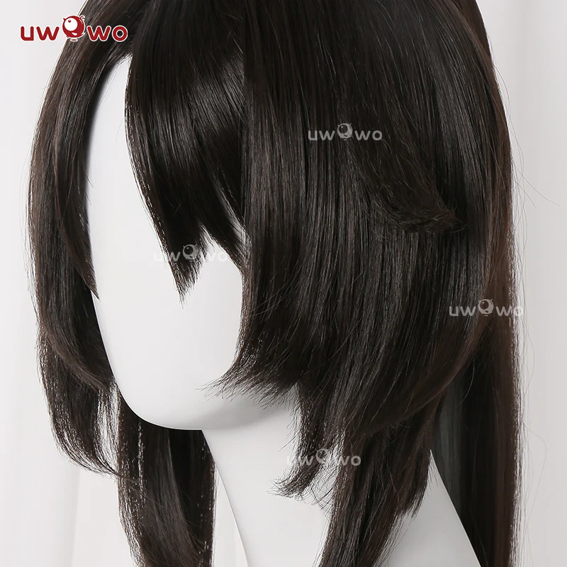 Uwowo Game Zenless Zone Zero/ZZZ Nekomata Nekomiya Mana Cosplay Wig  Long Dark Brown Hair - Image 5