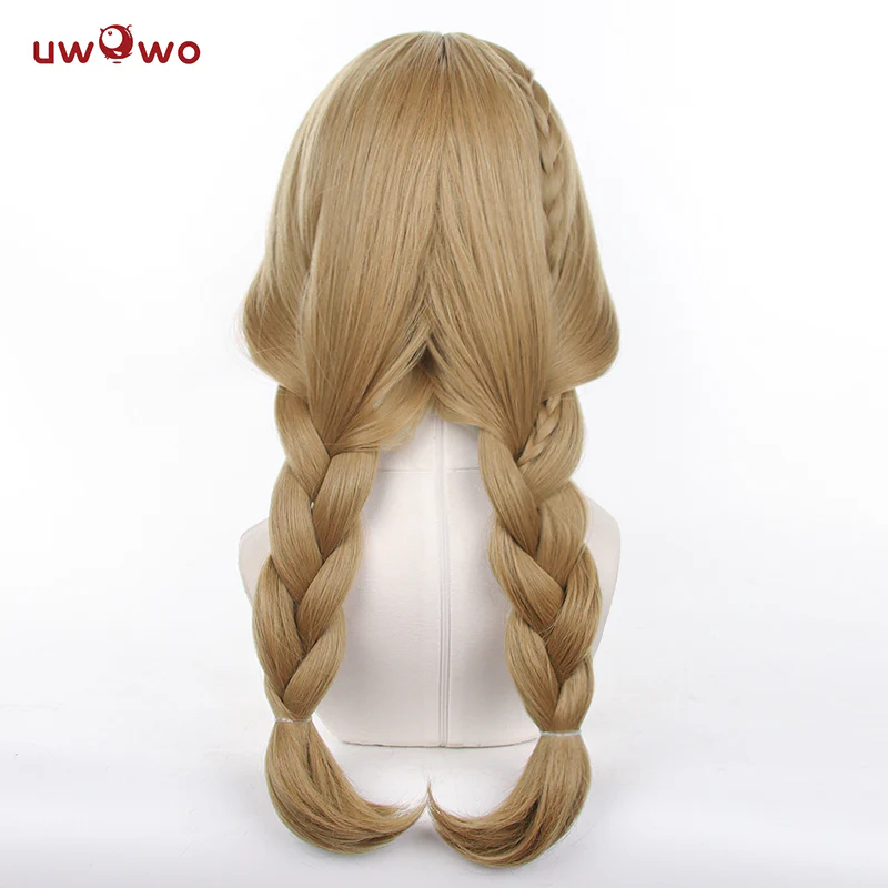Uwowo Genshin Impact Lisa Sumeru Uniform 3.4 New Skin Cosplay Wig Long Hair - Image 4
