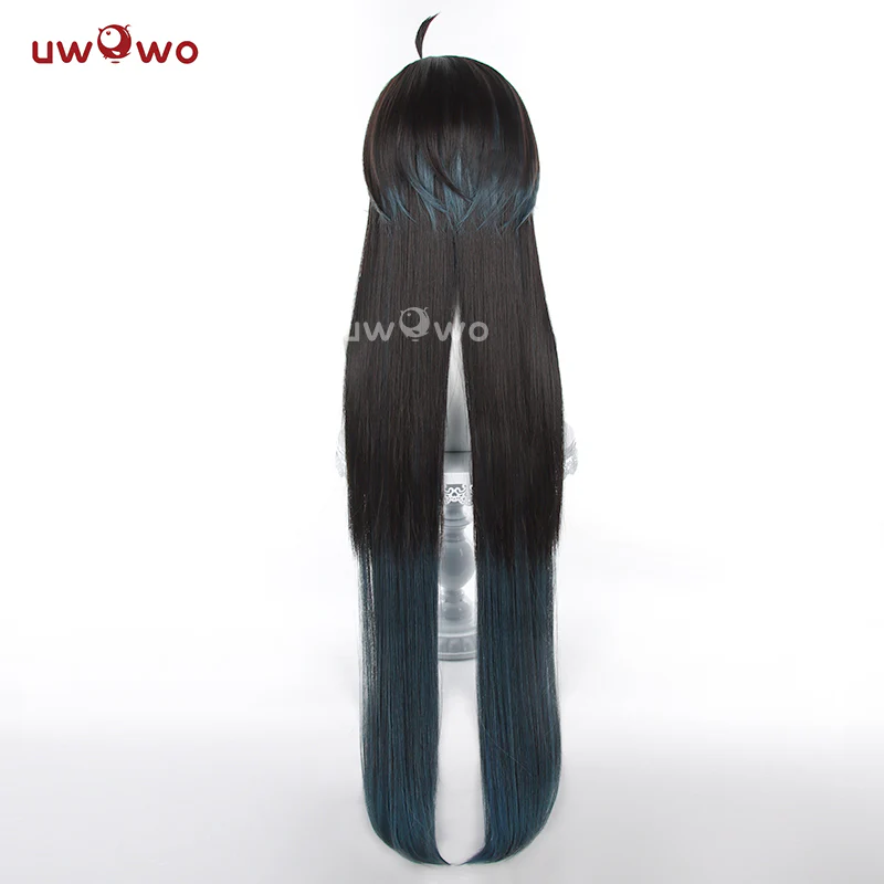 Uwowo Honkai: Star Rail Dan Heng Imbibitor Lunae Cosplay Wig Long Black Hair - Image 4