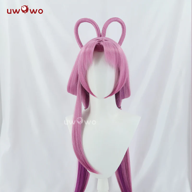 Uwowo Honkai Star Rail HSR Fuxuan Cosplay Wig Light Purple Long Hair - Image 2