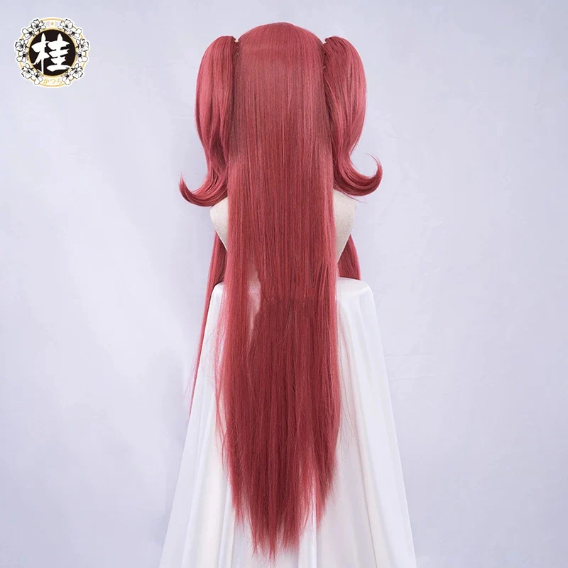 Uwowo Anime Kakegurui Cosplay Wig Yumemite Yumemi Wig 90cm Hair Ponytail - Image 3