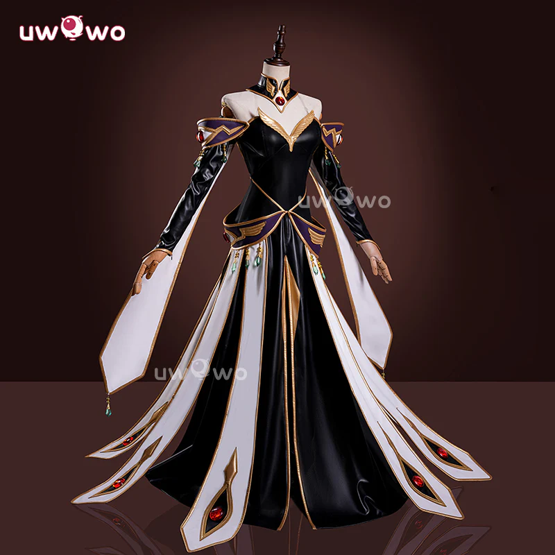 Uwowo Collab Series Anime Code Geass: C.C. CC Empress Ver. Cosplay Costume - Image 3