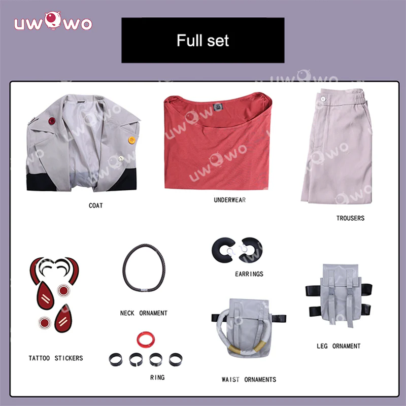 Uwowo Collab Series: Anime Gachiakuta Enjin Cosplay Costume XS-3XL - Image 5