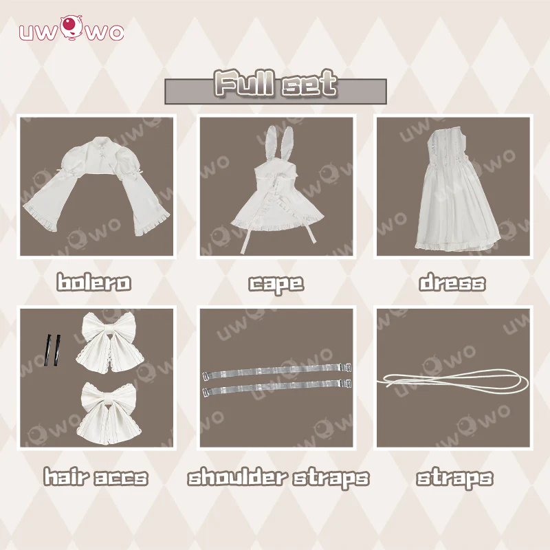 Uwowo Collab Series: Anime Yosuga no Sora Sora Kasugano Casual Wear Cosplay Costume S-XL - Image 6