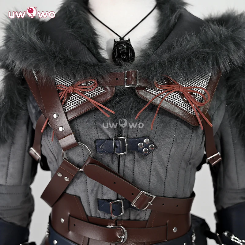 Uwowo Collab Series: Ciri The Witcher 4 Cosplay Costume S-2XL - Image 4