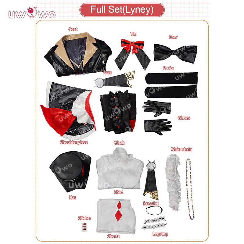 Uwowo Collab Series: Game Genshin Impact × KFC Collab Lynette Lyney Cosplay Costume - Image 5