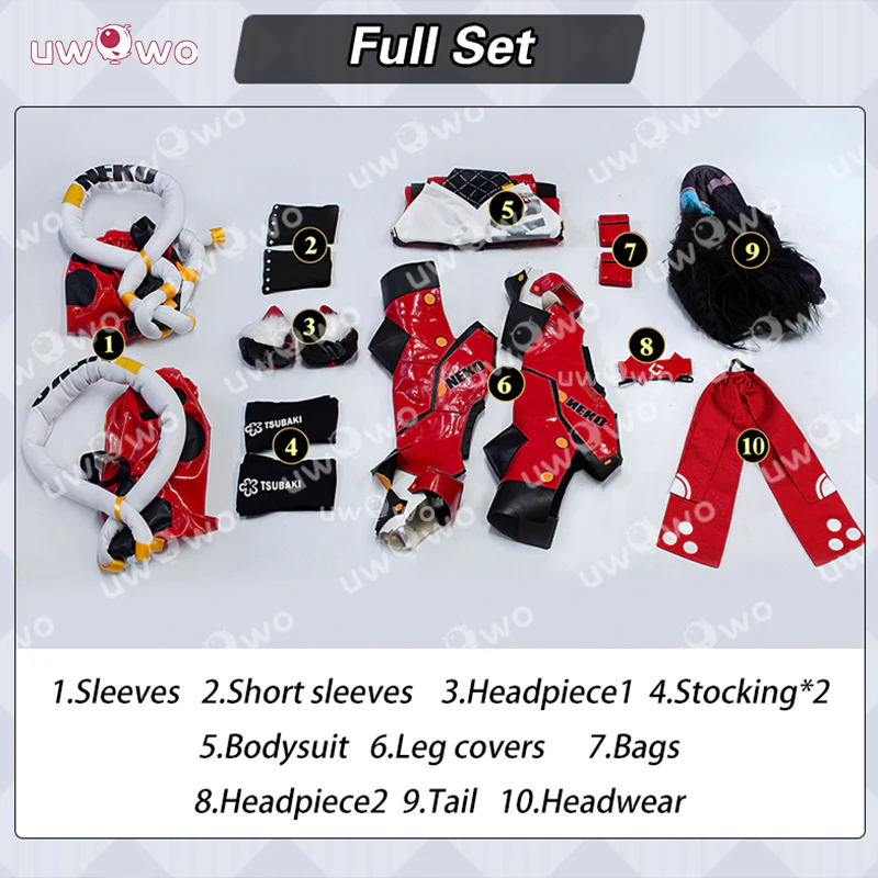 Uwowo Collab Series: Game Zenless Zone Zero/ZZZ Nekomata Nekomiya Mana Cosplay Costume - Image 5