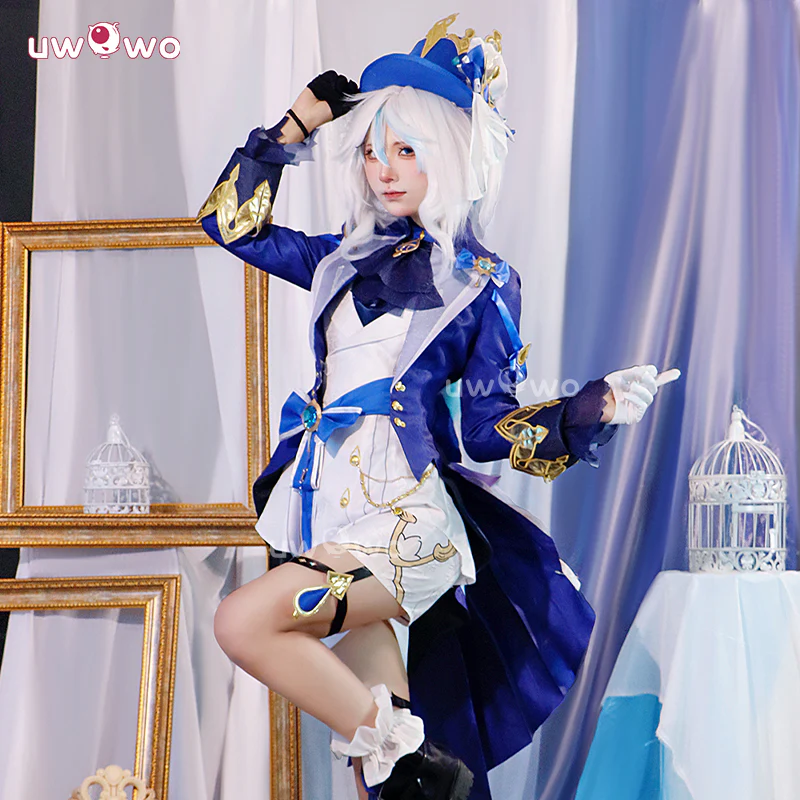 Uwowo Collab Series: Genshin Impact Furina Fontaine Cospaly Costume - Image 3