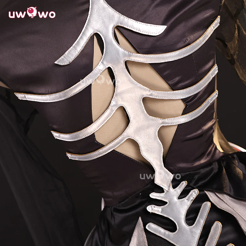 Uwowo Collab Series: Genshin Impact Ronova Ruler of Death Cosplay Costume XS-3XL - Image 5