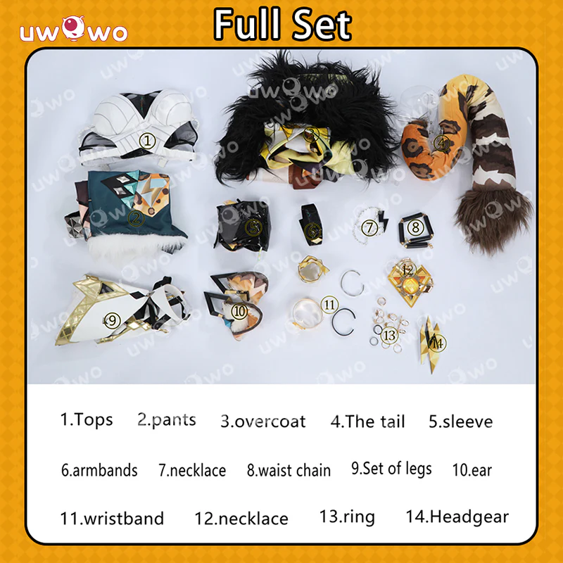 Uwowo Collab Series: Genshin Impact Xiloneni Natlan Cosplay Costume - Image 5