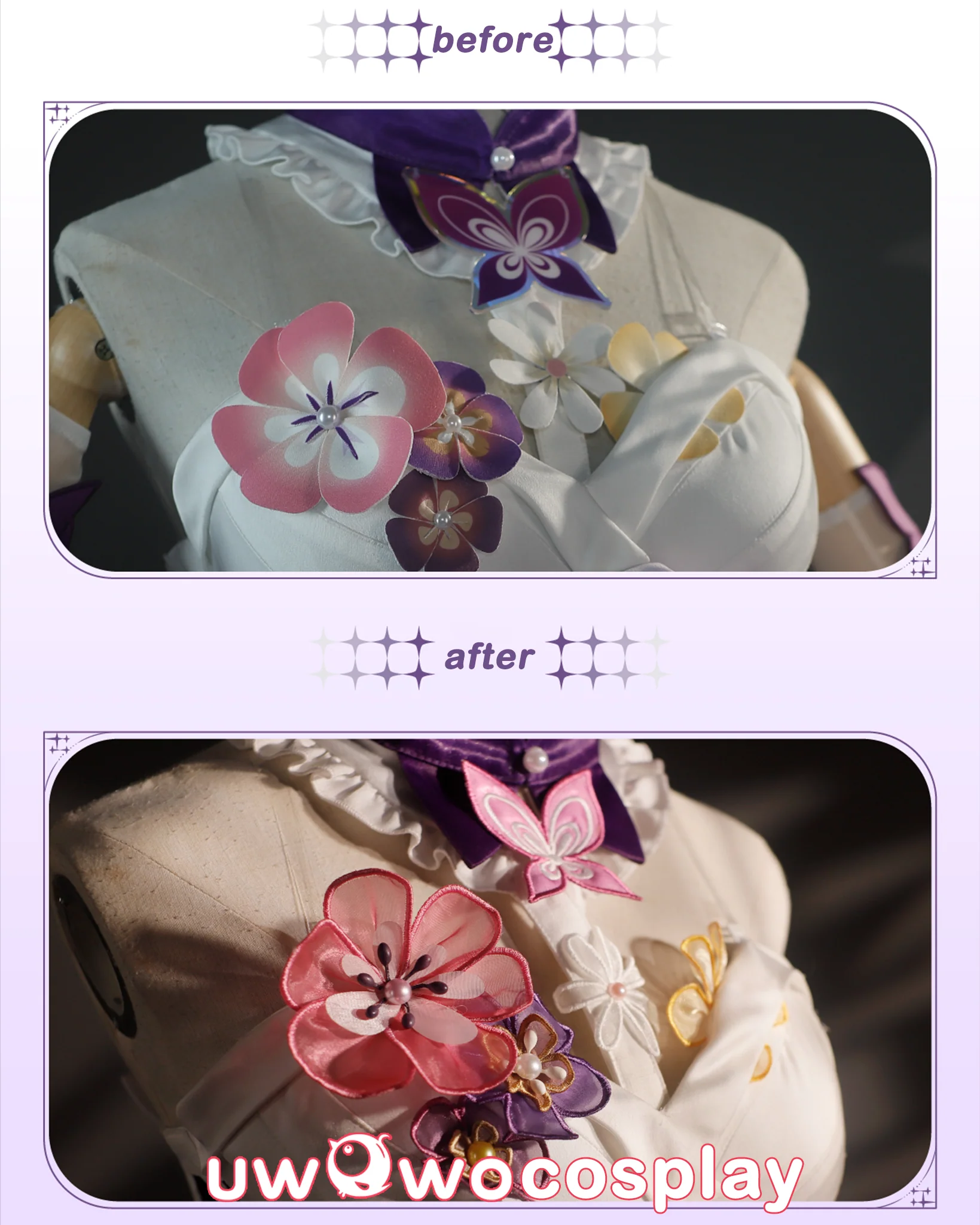 Uwowo Collab Series: Honkai: Star Rail Castorice Cosplay Costume S-XL - Image 7