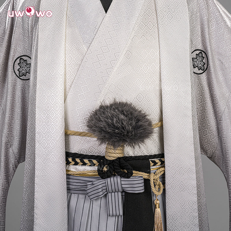 Uwowo Collab Series: Horror Game Fox Man Mask Kimono Cosplay Costume  XS-3XL - Image 4