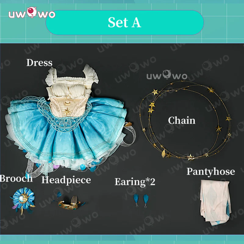 Uwowo Collab Series: Identity V Drifting Moonlight Essense Dancer Margaretha Zelle Cosplay Costume - Image 4