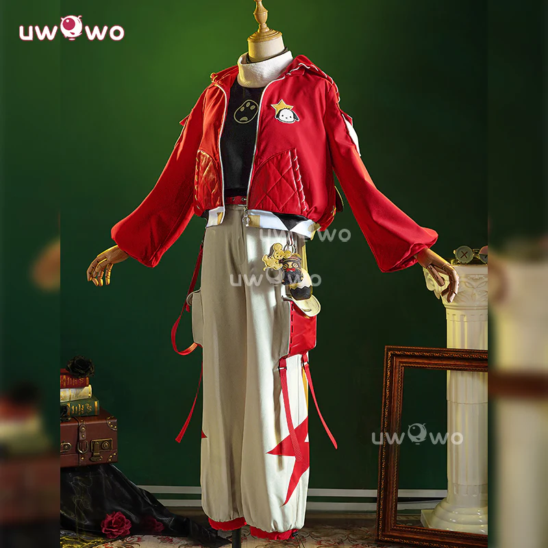 Uwowo Collab Series: Identity V Prisoner Luca Balsa S Collab Red Jacket Cosplay Costume - Image 2