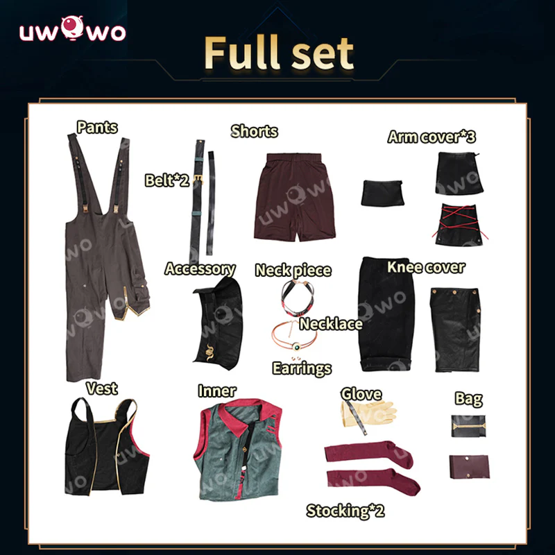 Uwowo Collab Series: LOL Arcane S2 Powder/Jinx Buns Hair Alternative Universe AU Cosplay Costume XS-XXXL - Image 5