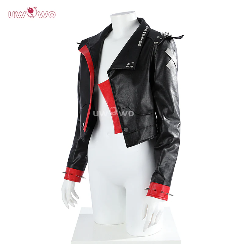 Uwowo Collab Series: LOL Arcane Season 2  Brawler Vi Pitfighter Black Jacket Suit Cosplay Costume - Image 5