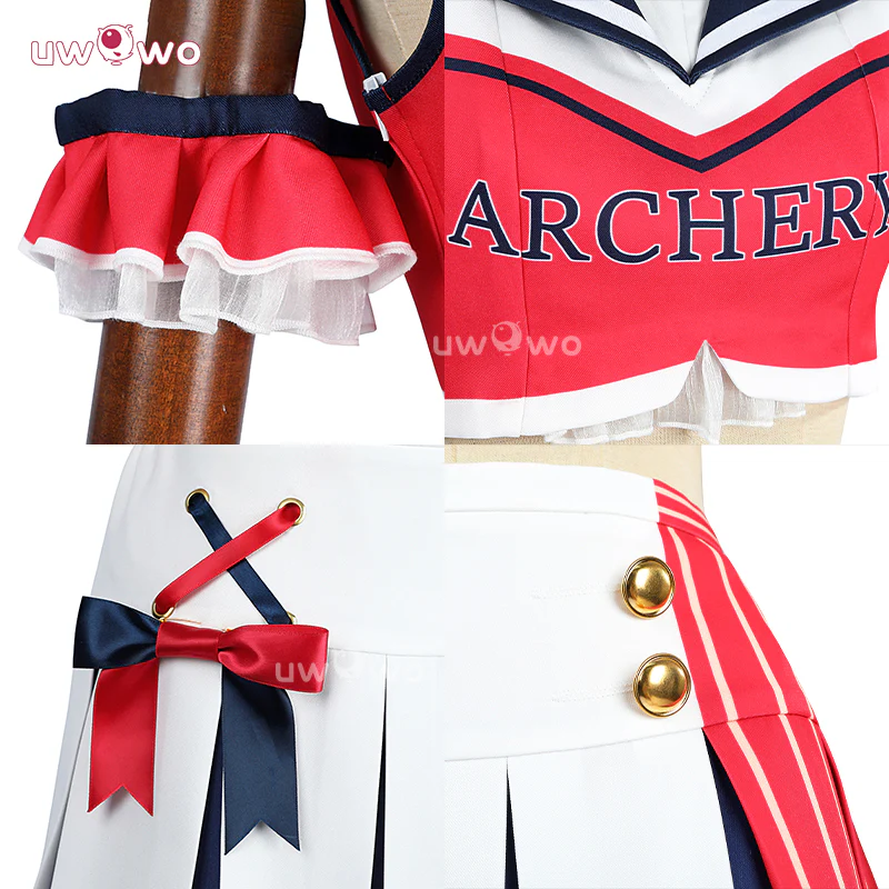 Uwowo Collab Series: Love Live ! Cheerleader Unawaken Cheer Girl Nishikino Maki Cosplay Costume - Image 6