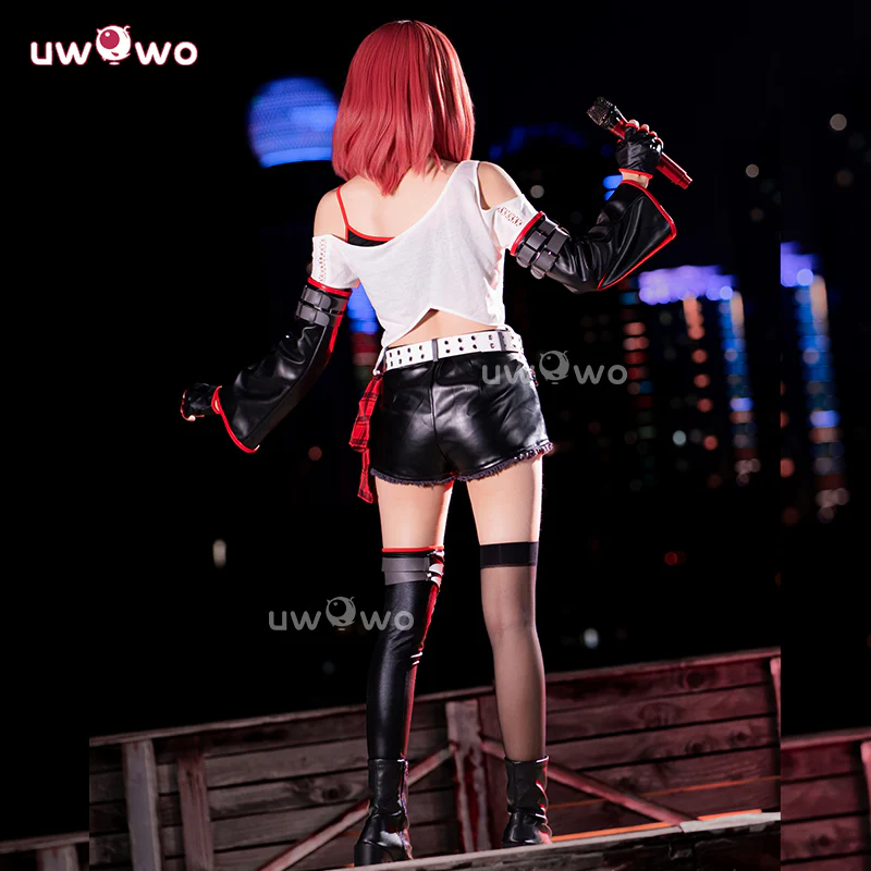 Uwowo Collab Series: Love Live! Maki Nishikino Idolized Rock ver. Cosplay Costume - Image 4
