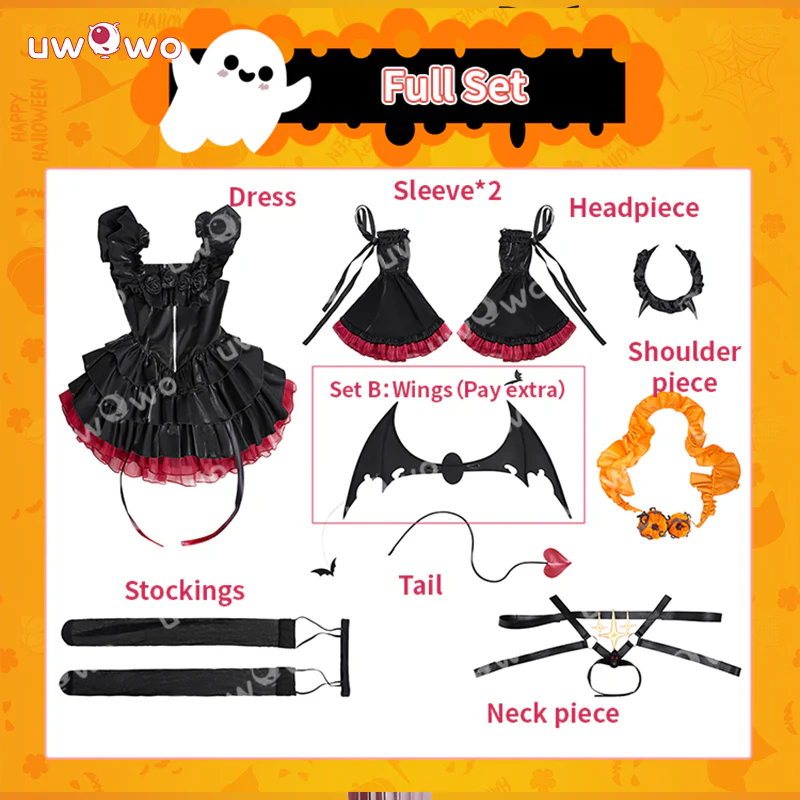 Uwowo Collab Series V Singer Devil Halloween Cosplay Costume - Image 5