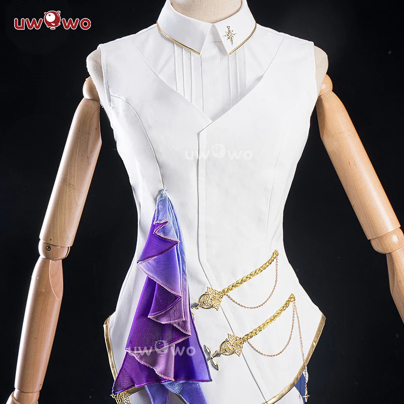[Last Batch] Uwowo Honkai Star Rail Fanart Robin Knight Cosplay Costume - Image 6