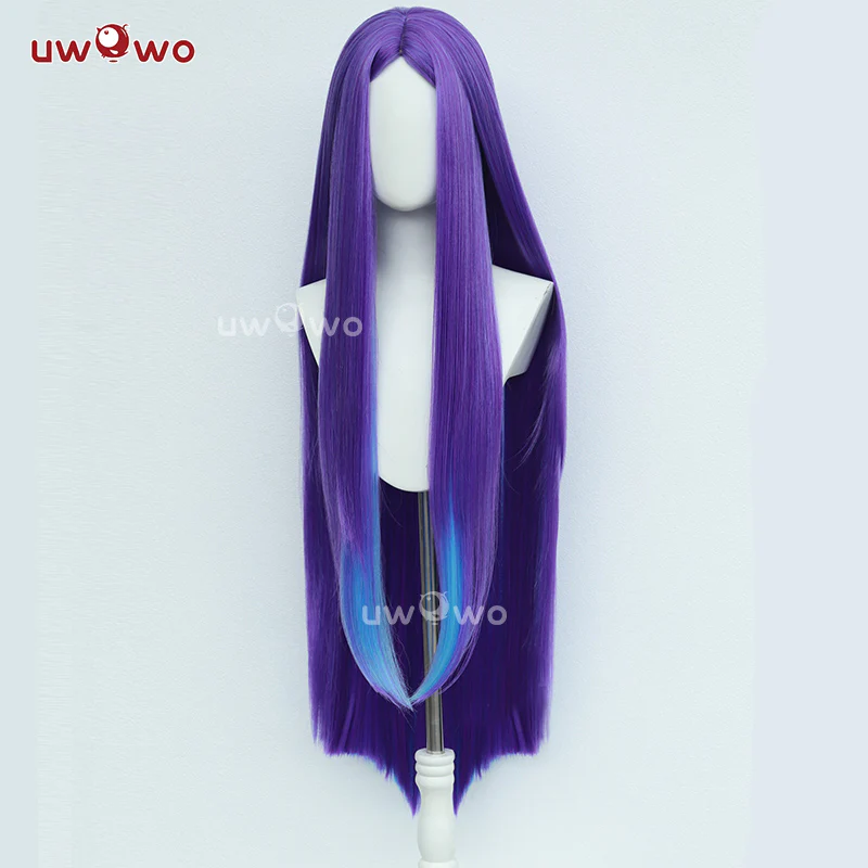 Uwowo Game Blossom Purple Cosplay Wig Ling Purple Hair - Image 4