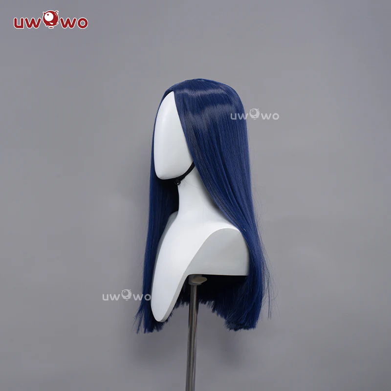 Uwowo Game Cosplay Wig Long Purple And Blue Hair - Image 2