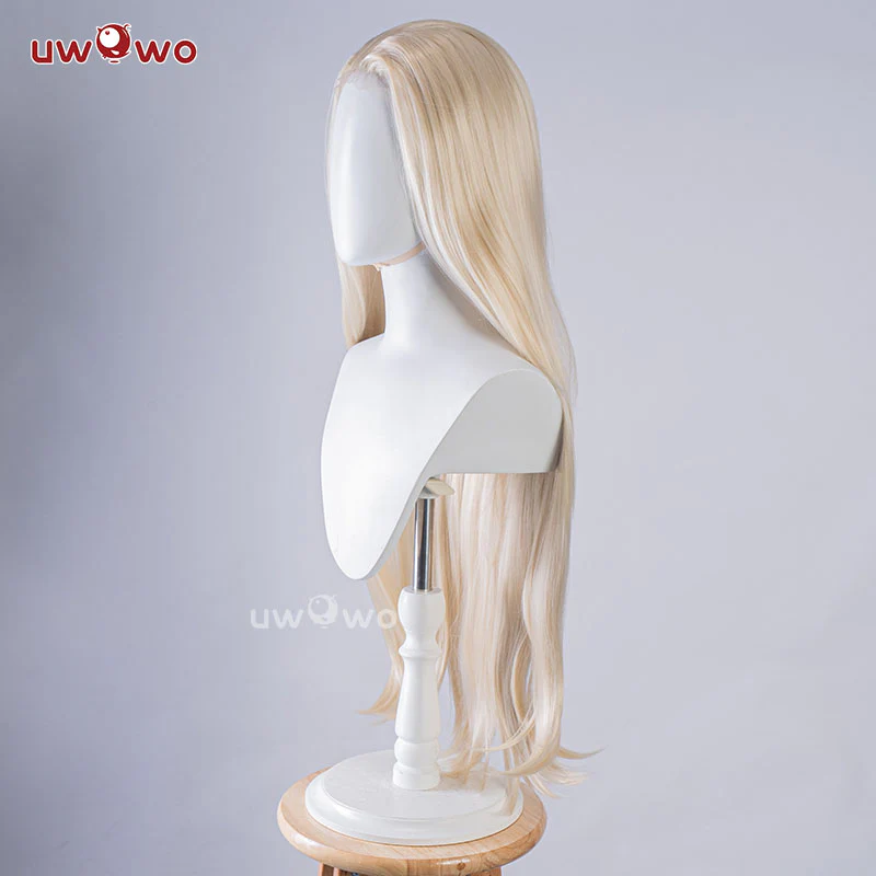 Uwowo Game Coven Cosplay Wig Long Yellow Hair - Image 2