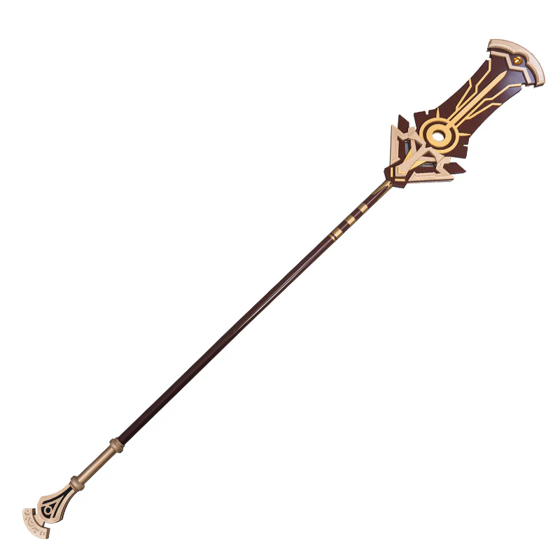 Uwowo Game Genshin Impact Cosplay Props Polearm Cyno Weapon Detachable Staff Of The Scarlet Sands - Image 6