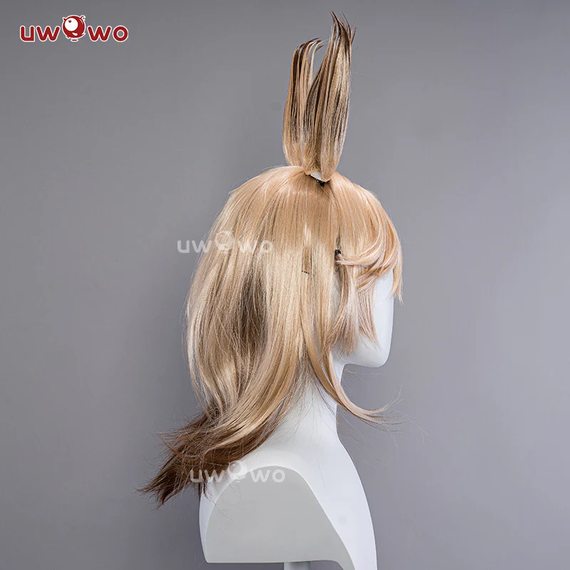 Uwowo Game Genshin Impact Kaveh Cosplay Wig Middle Yellow Hair - Image 2