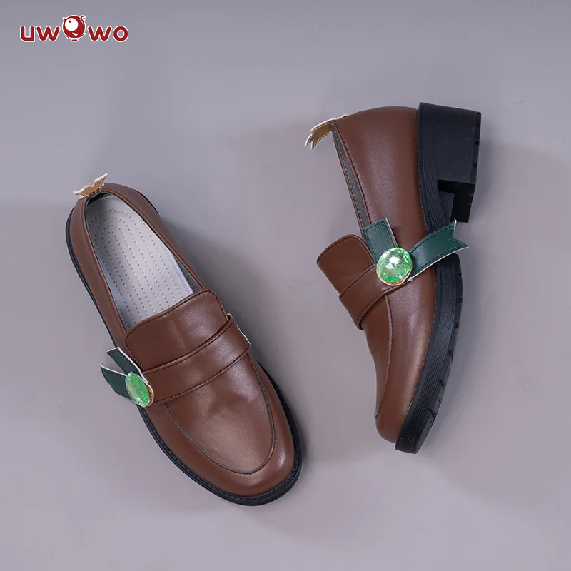 Uwowo Game Genshin Impact Venti Windborne Bard Tone-Deaf Bard Cosplay Shoes - Image 3