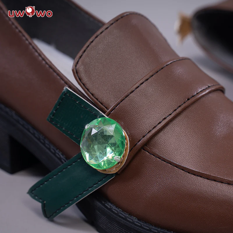Uwowo Game Genshin Impact Venti Windborne Bard Tone-Deaf Bard Cosplay Shoes - Image 5